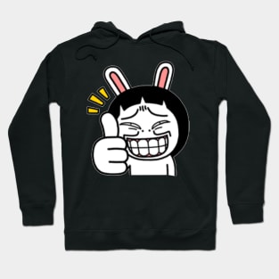 KakaoTalk Friend - The Hard Life by Hozo (Thumbs Up) Hoodie